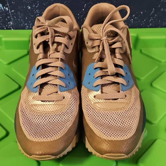 Nike Air Max 90 Hyperfuse - Midnight Fog w/ Blue Glow - Size 12 - Picture 4 of 9